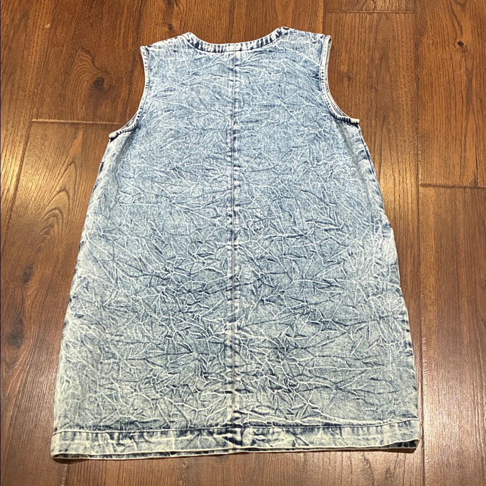 Who What Wear Blue Denim Midi Dress - Picture 4 of 4